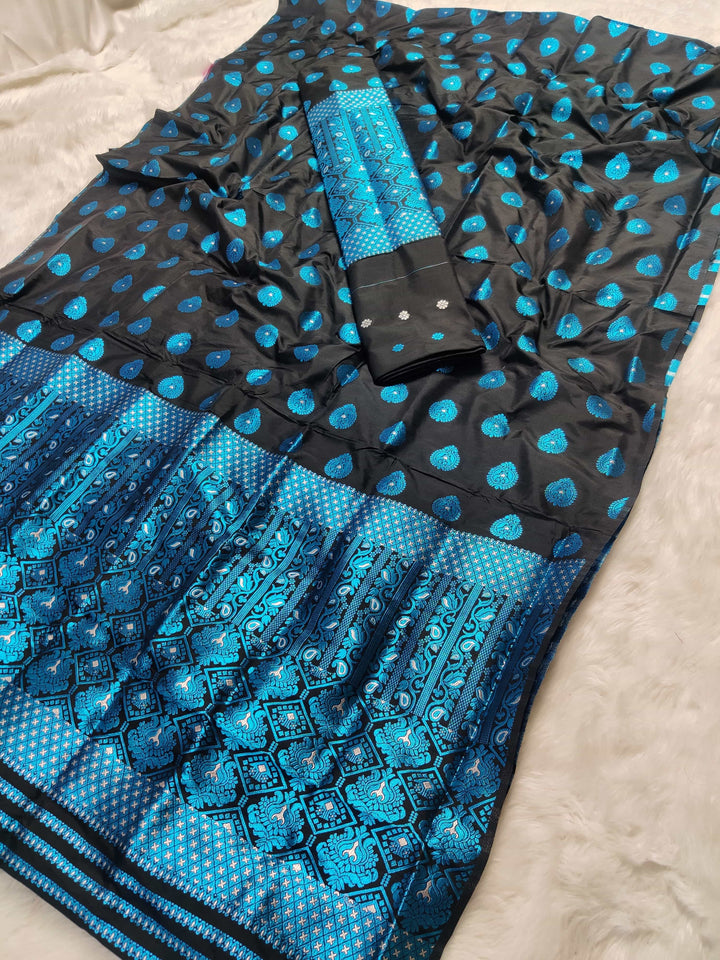 Colouring Jari Mix Set Mekhela Sador