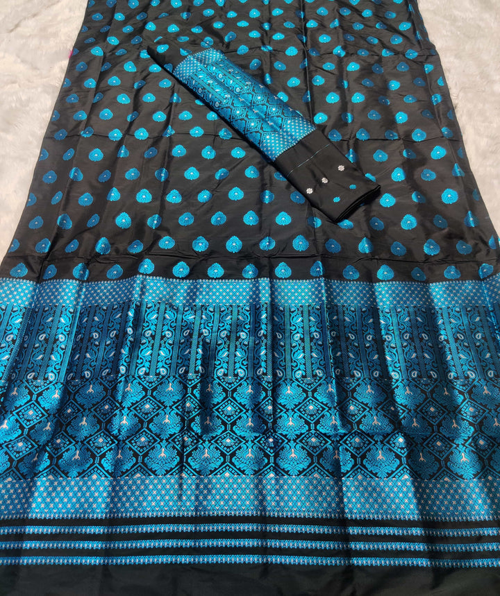 Colouring Jari Mix Set Mekhela Sador