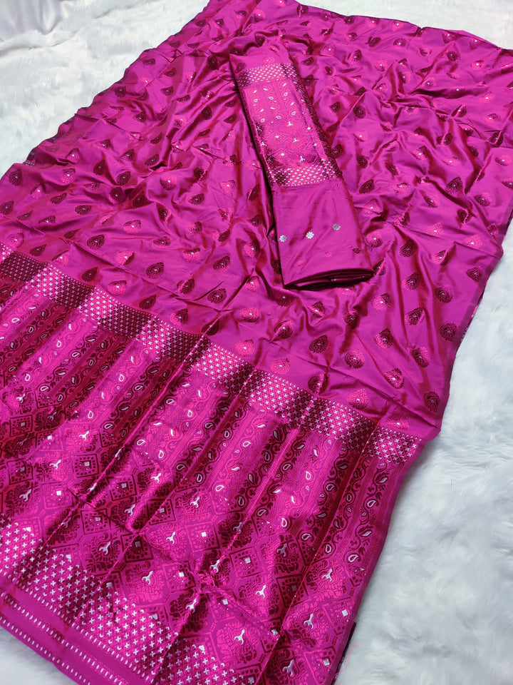 Colouring Jari Mix Set Mekhela Sador