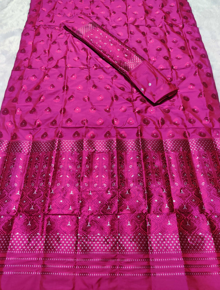 Colouring Jari Mix Set Mekhela Sador