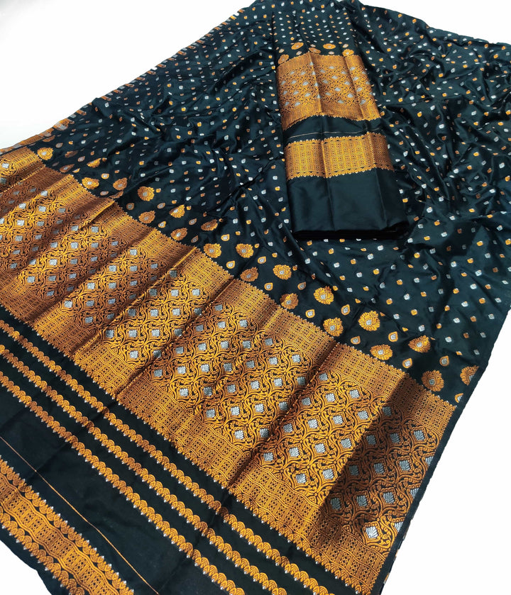 Colouring Jari Mix Set Mekhela Sador