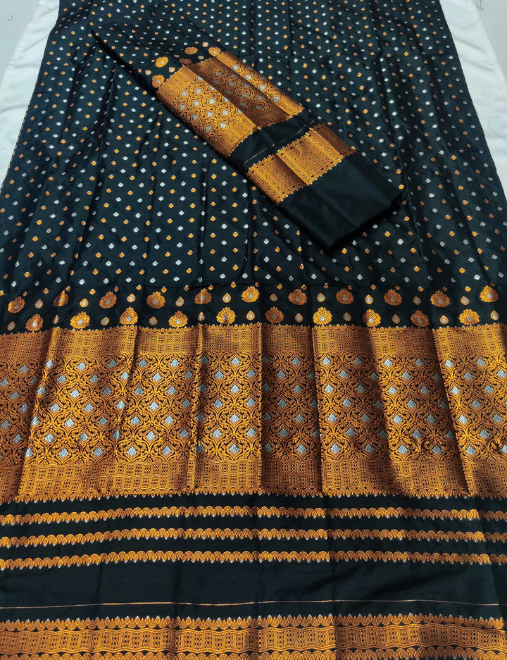 Colouring Jari Mix Set Mekhela Sador