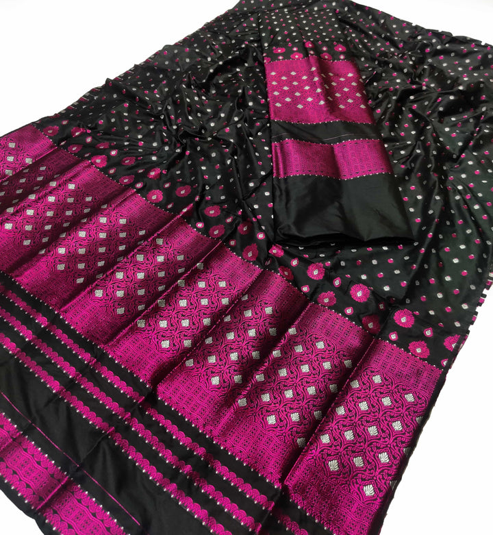 Colouring Jari Mix Set Mekhela Sador