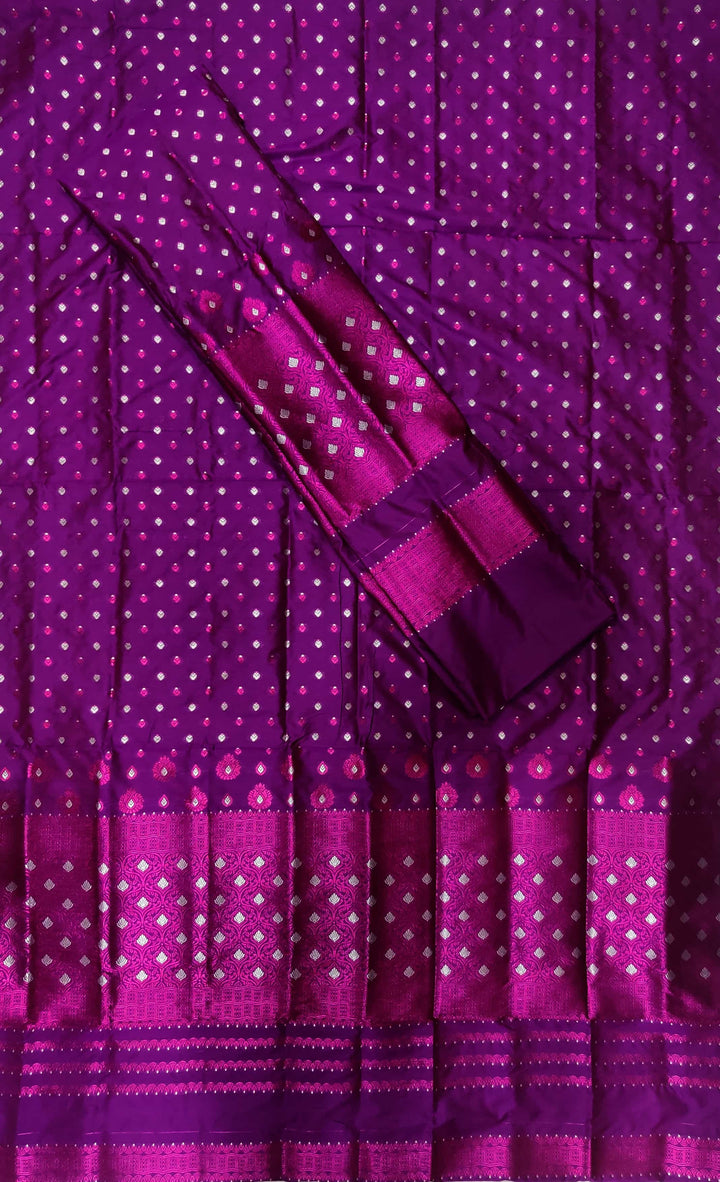 Colouring Jari Mix Set Mekhela Sador