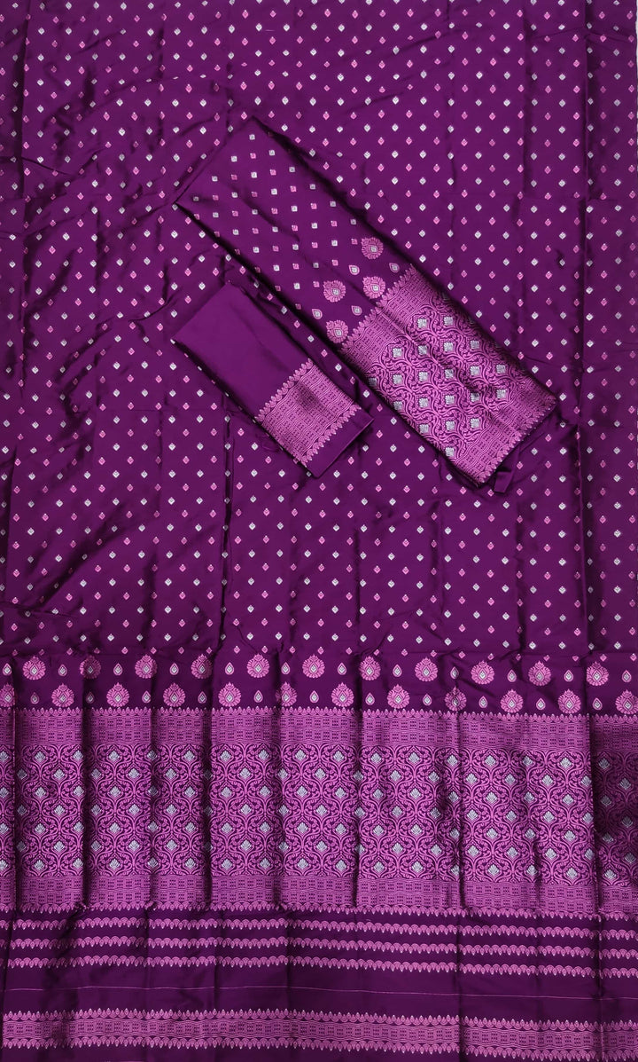 Colouring Jari Mix Set Mekhela Sador