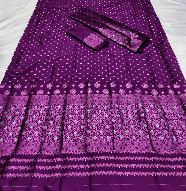 Colouring Jari Mix Set Mekhela Sador