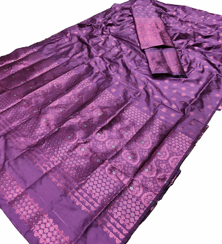 Colouring Jari Mix Set Mekhela Sador