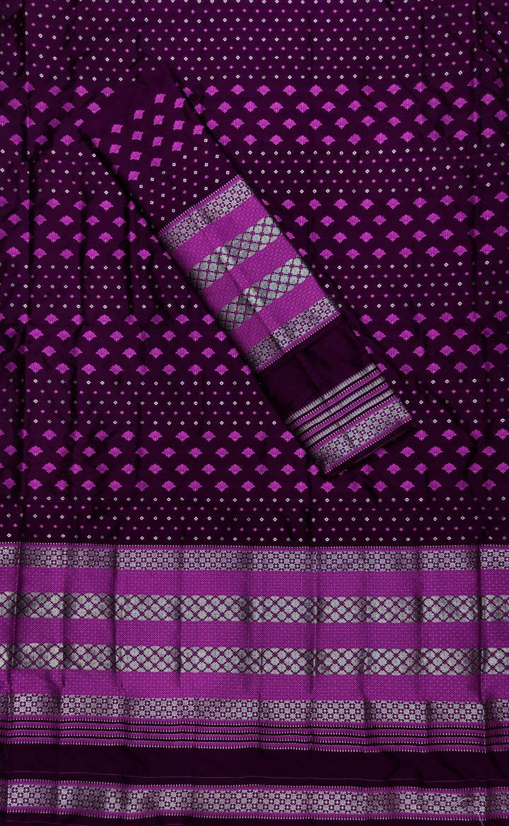 সূতাৰ- কাম (Dhaga-Work) মিক্স ছেট মেখলা চাদৰ