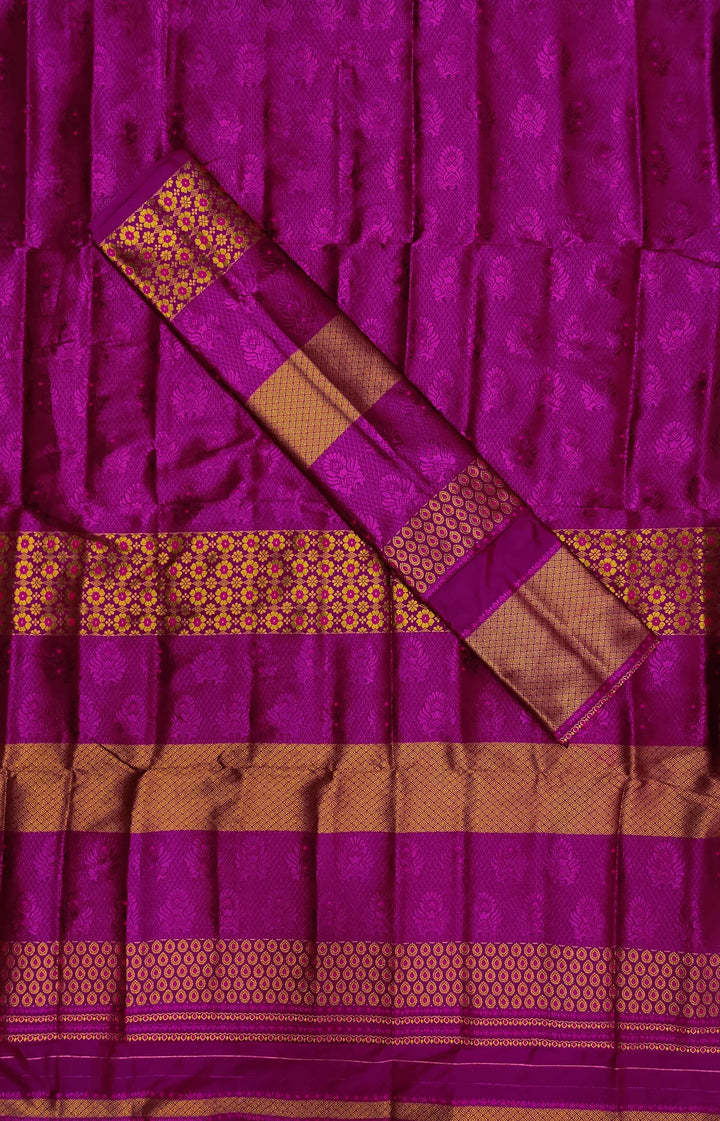Colouring Jari Bedsheet Mix Set Mekhela Sador