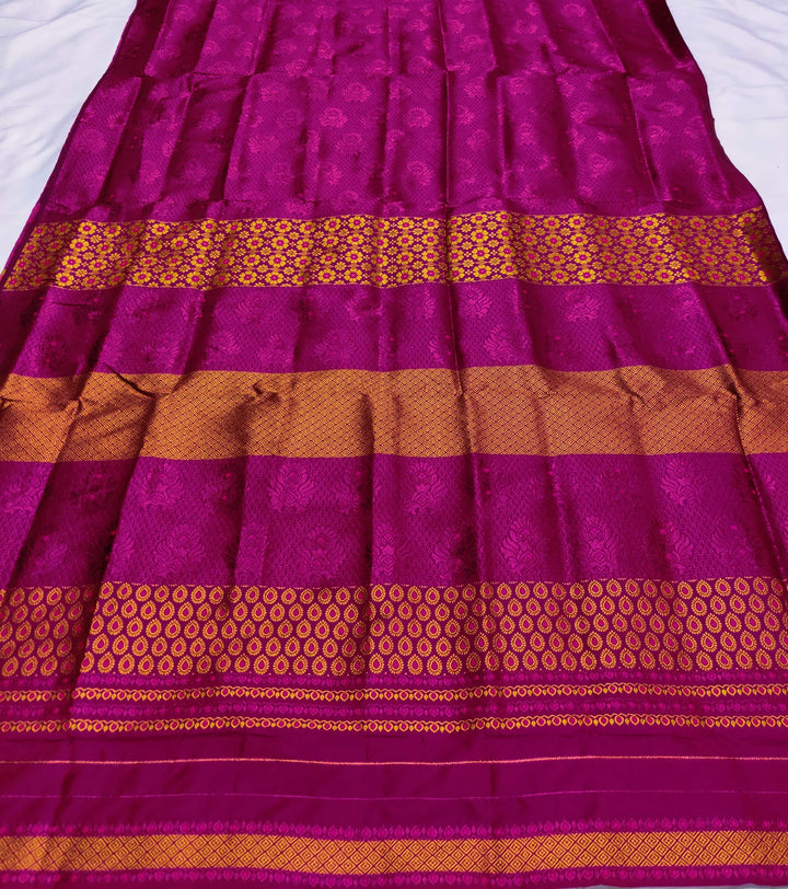 Colouring Jari Bedsheet Mix Set Mekhela Sador