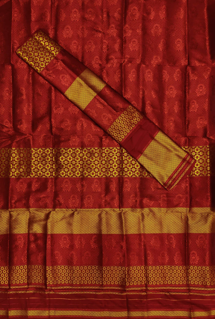 Colouring Jari Bedsheet Mix Set Mekhela Sador