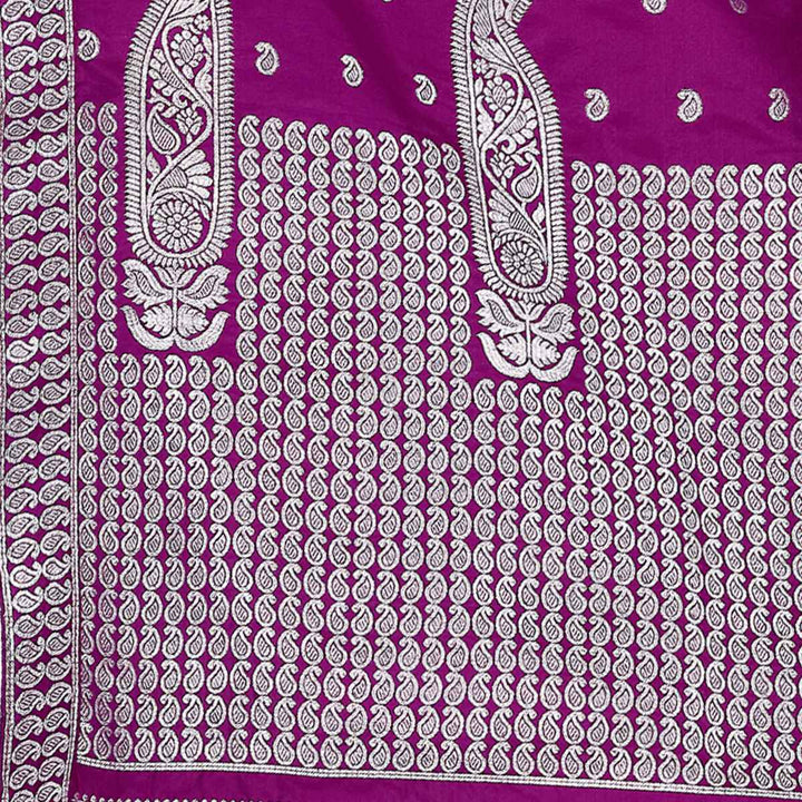 Silver Guna Poly Set Mekhela Sador