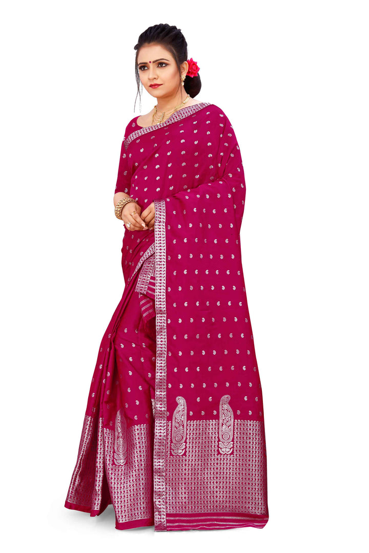 Silver Guna Poly Set Mekhela Sador