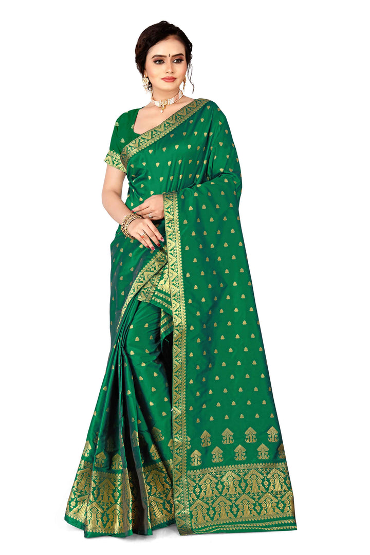 Gold Guna Poly Set Mekhela Sador