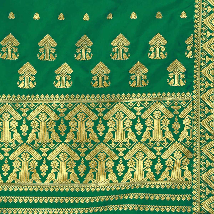 Gold Guna Poly Set Mekhela Sador