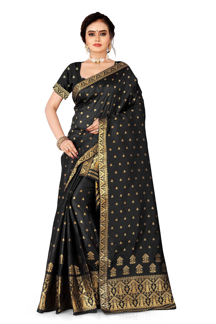 Gold Guna Poly Set Mekhela Sador