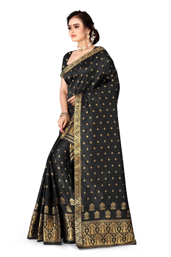 Gold Guna Poly Set Mekhela Sador