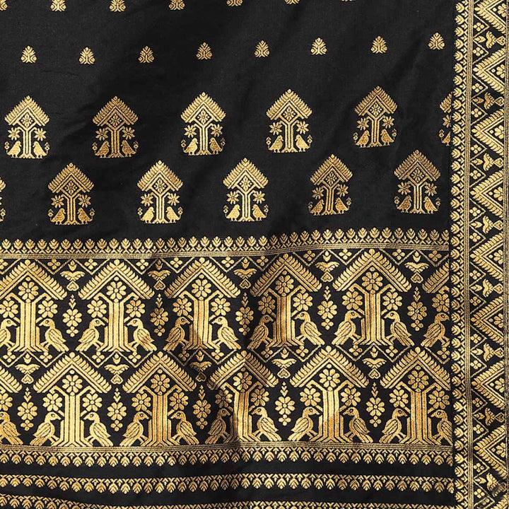 Gold Guna Poly Set Mekhela Sador