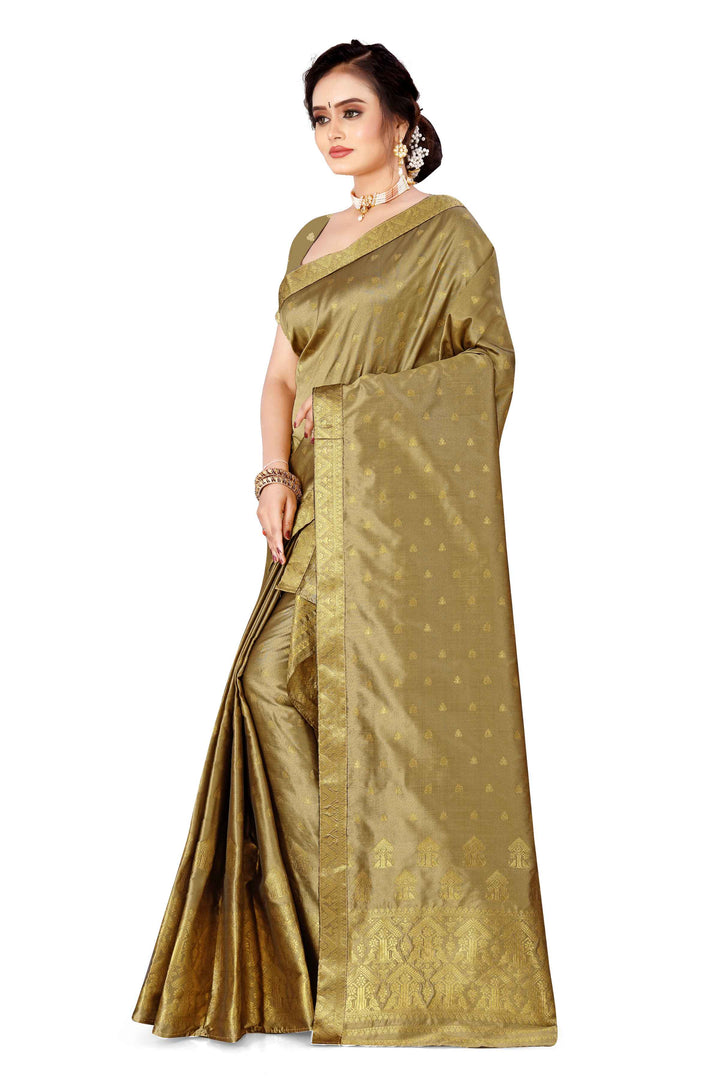 Gold Guna Poly Set Mekhela Sador