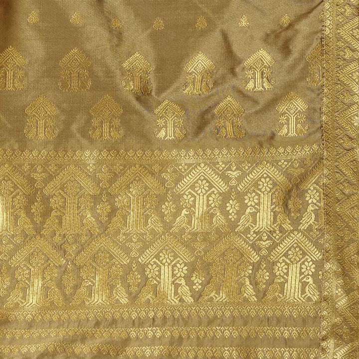 Gold Guna Poly Set Mekhela Sador