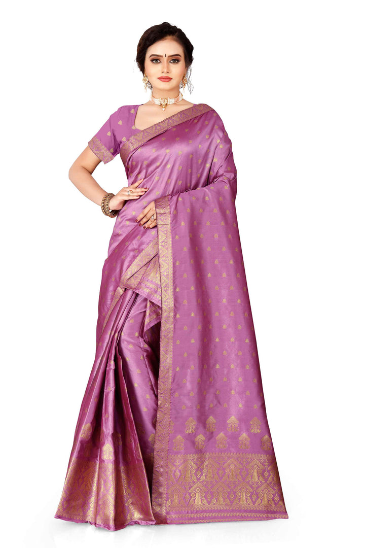 Gold Guna Poly Set Mekhela Sador