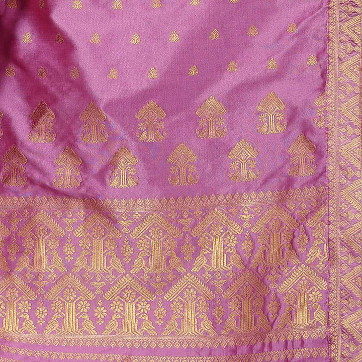 Gold Guna Poly Set Mekhela Sador