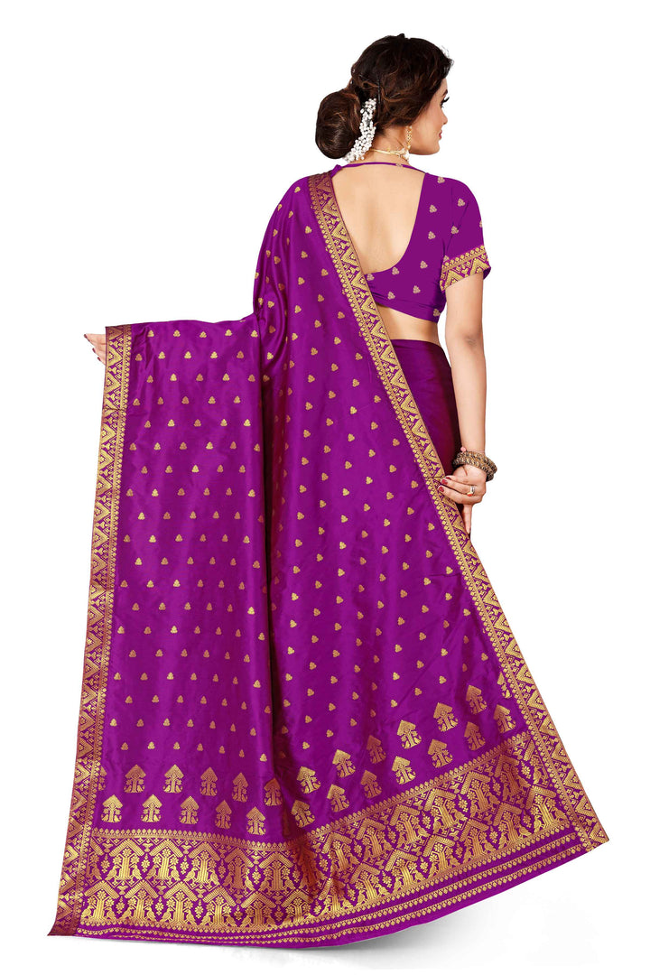 Gold Guna Poly Set Mekhela Sador