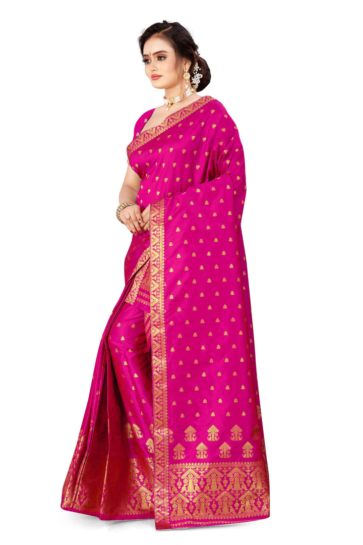 Gold Guna Poly Set Mekhela Sador
