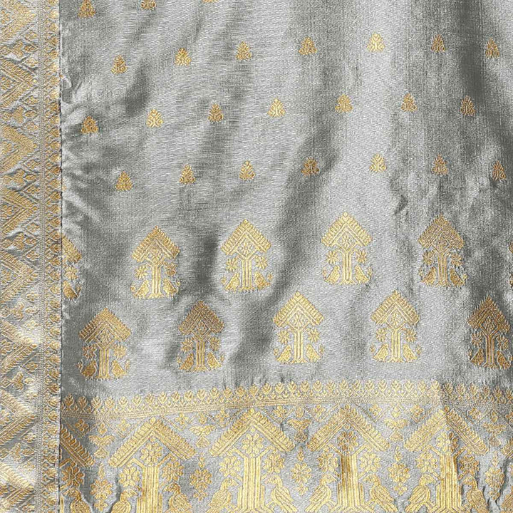 Gold Guna Poly Set Mekhela Sador