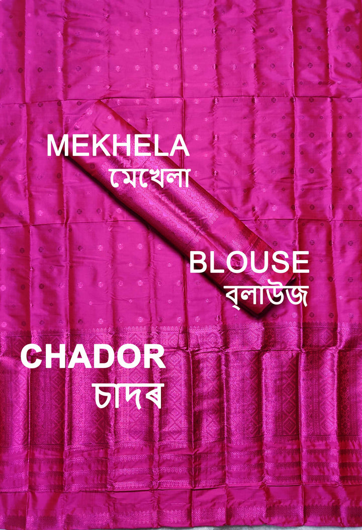 Colouring Jari Poly Set Mekhela Sador