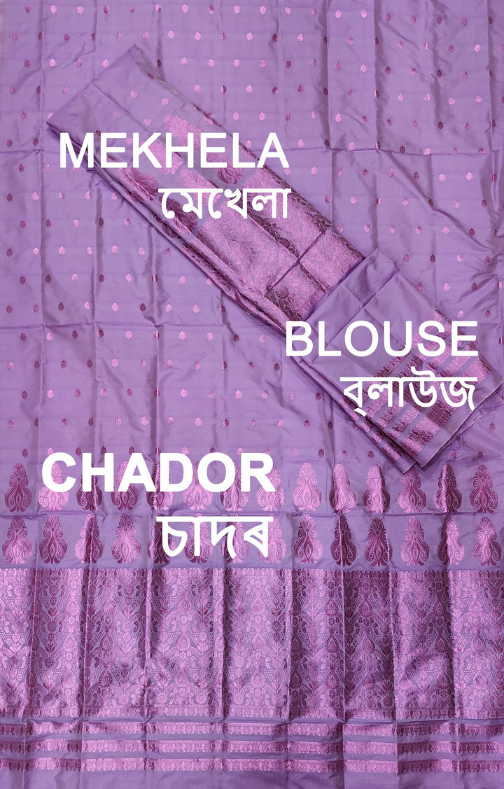 Colouring Jari Mix Set Mekhela Sador