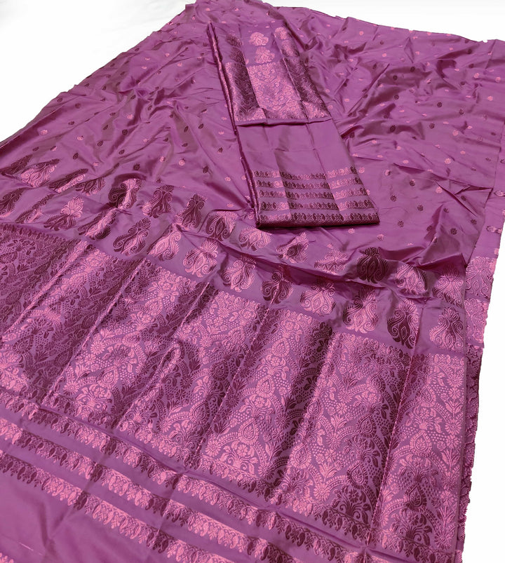 Colouring Jari Mix Set Mekhela Sador