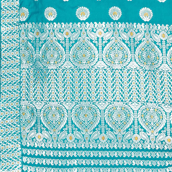 Gold-Silver Jari Mix Set Mekhela Sador