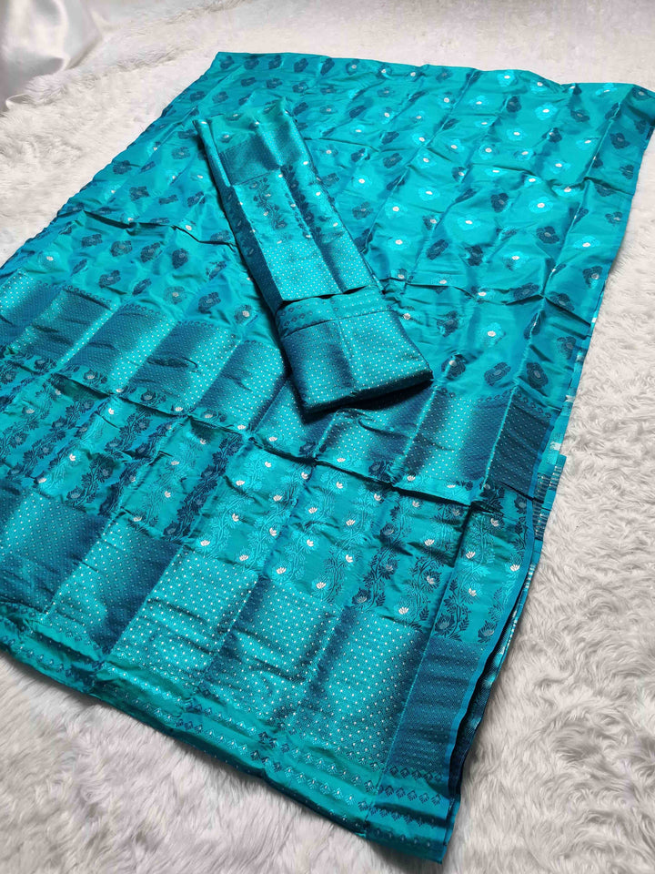 Colouring Jari Mix Set Mekhela Sador