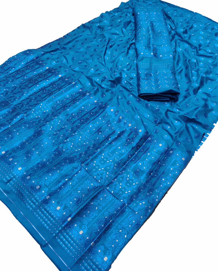 Colouring Jari Mix Set Mekhela Sador