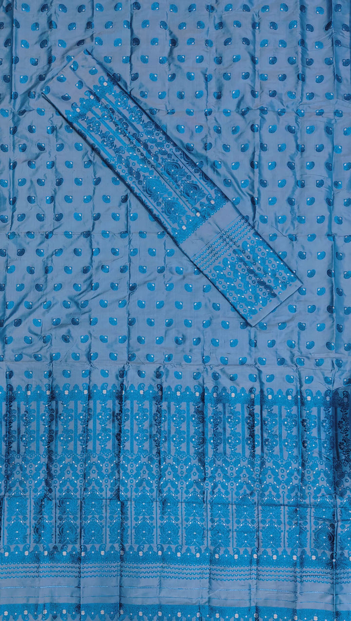 Colouring Jari Mix Set Mekhela Sador