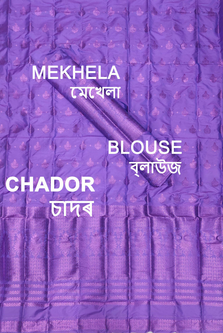 Colouring Jari Mix Set Mekhela Sador