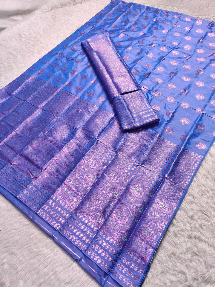 Colouring Jari Mix Set Mekhela Sador