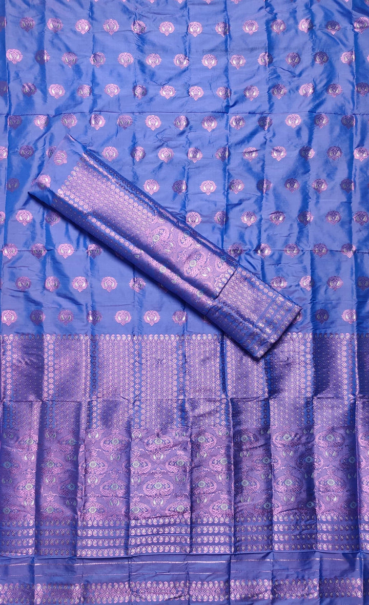 Colouring Jari Mix Set Mekhela Sador