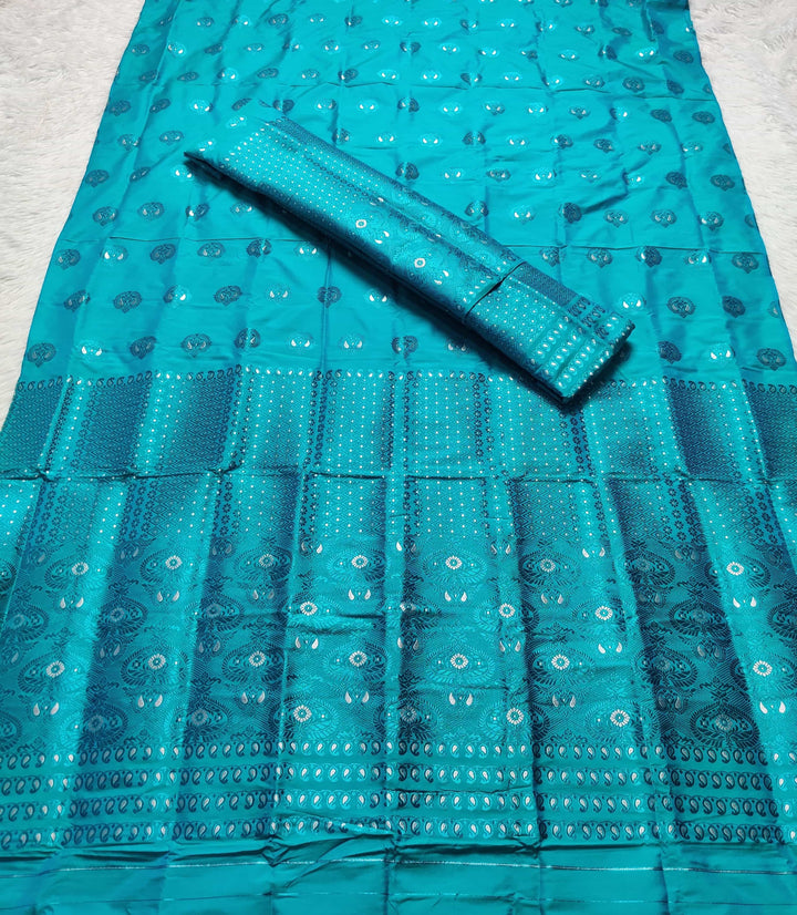 Colouring Jari Mix Set Mekhela Sador