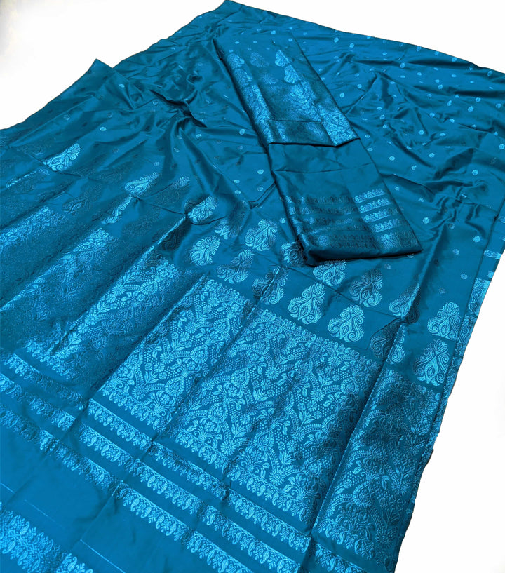 Colouring Jari Mix Set Mekhela Sador