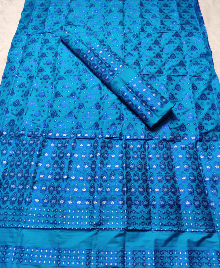 Colouring Jari Mix Set Mekhela Sador