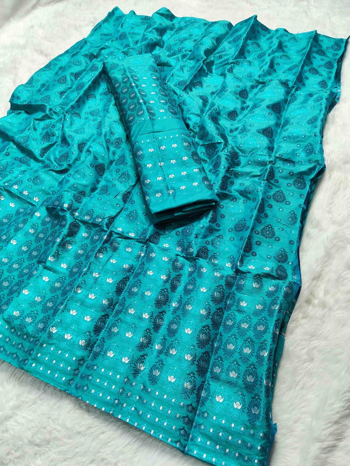 Colouring Jari Mix Set Mekhela Sador