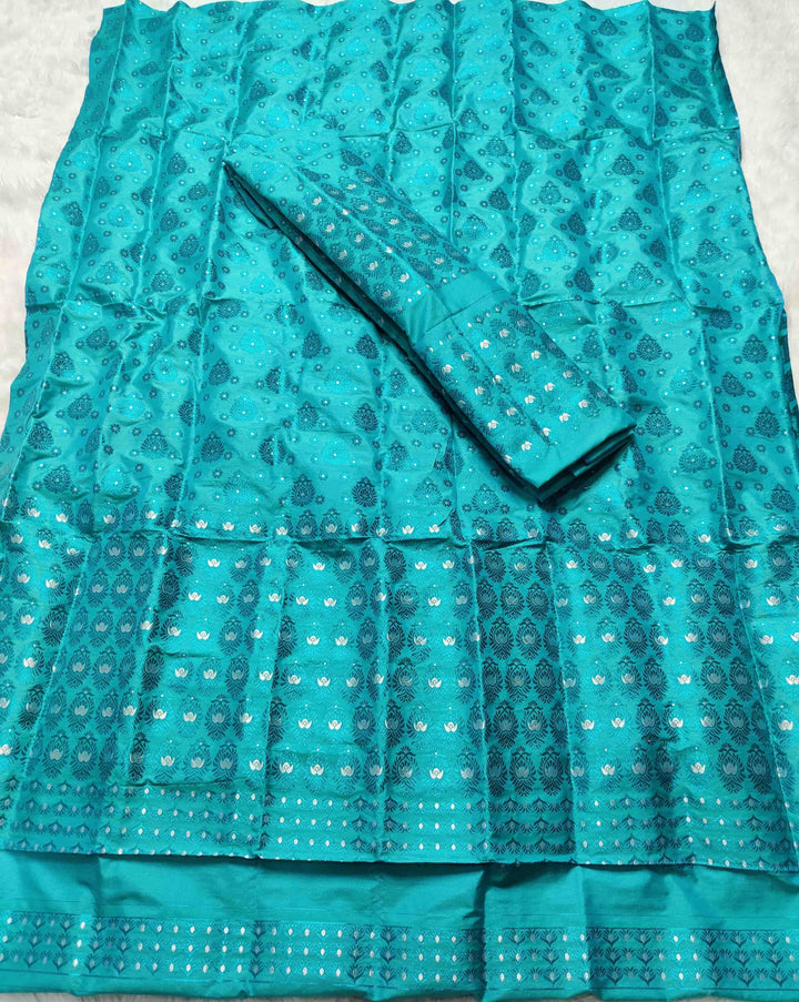 Colouring Jari Mix Set Mekhela Sador