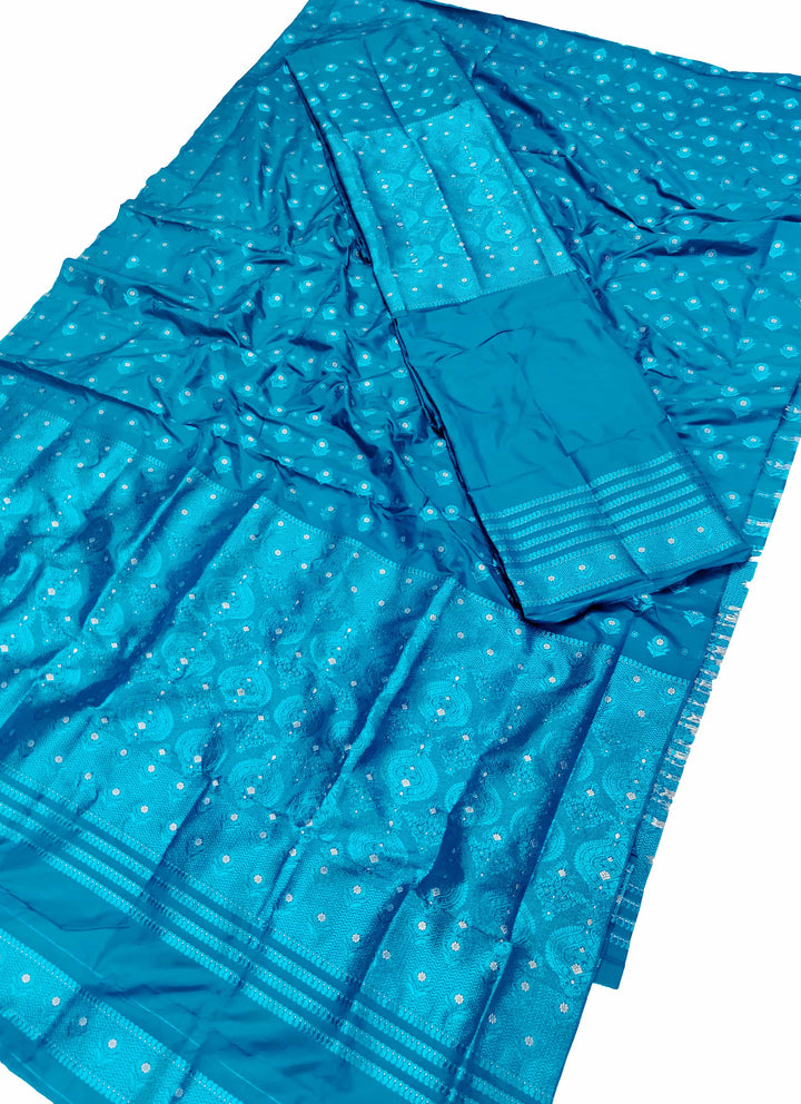 Colouring Jari Mix Set Mekhela Sador