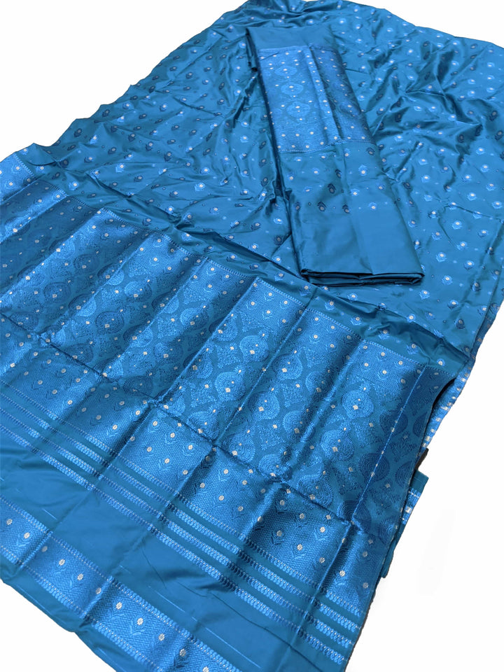 Colouring Jari Mix Set Mekhela Sador