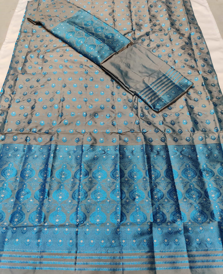 Colouring Jari Mix Set Mekhela Sador