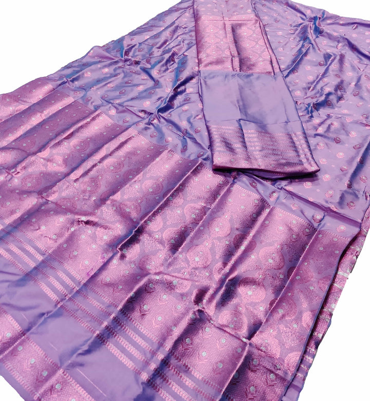 Colouring Jari Mix Set Mekhela Sador