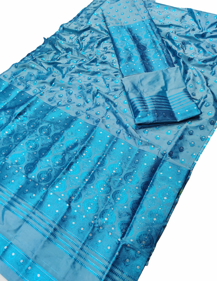 Colouring Jari Mix Set Mekhela Sador