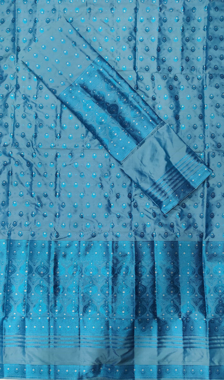 Colouring Jari Mix Set Mekhela Sador